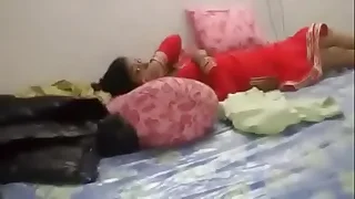 indian teen coupler engrossed in sucking boobs and licking juicy pussy by fucking easy as pie